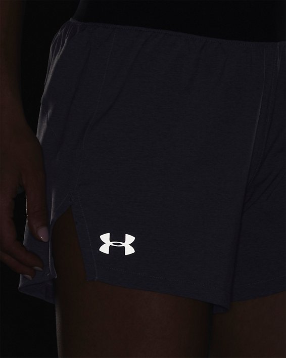 Women's UA Launch SW ''Go Long'' Shorts, Black, pdpMainDesktop image number 3
